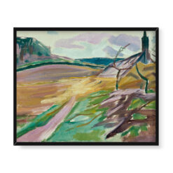 Edvard Munch Szklarnia jesienią 50×40