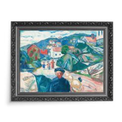 Edvard Munch Ulica w Kragero 70×50