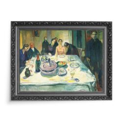 Edvard Munch Wesele członka bohemy 2 70×50