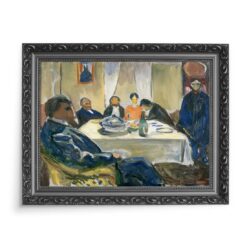 Edvard Munch Wesele członka bohemy 70×50