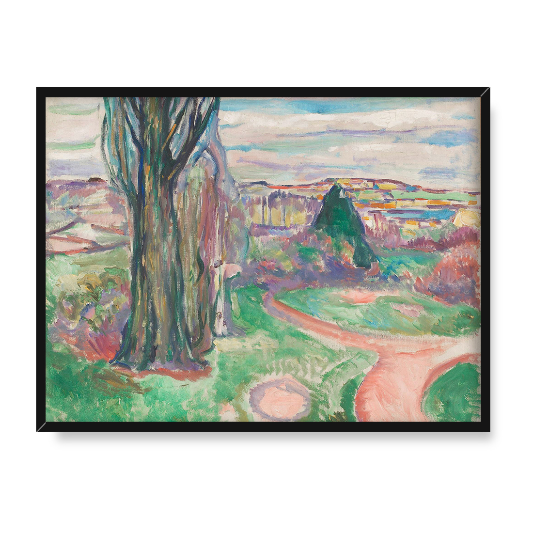 Edvard Munch Z Jeloya 40x30 w RAMIE