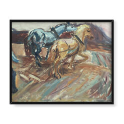 Edvard Munch Za pługiem 50×40