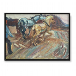 Edvard Munch Za pługiem 70×50