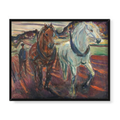 Edvard Munch Zaprzęg orzący 50×40
