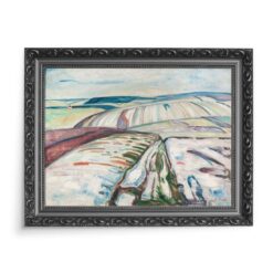 Edvard Munch Zima Elgersburg 70×50