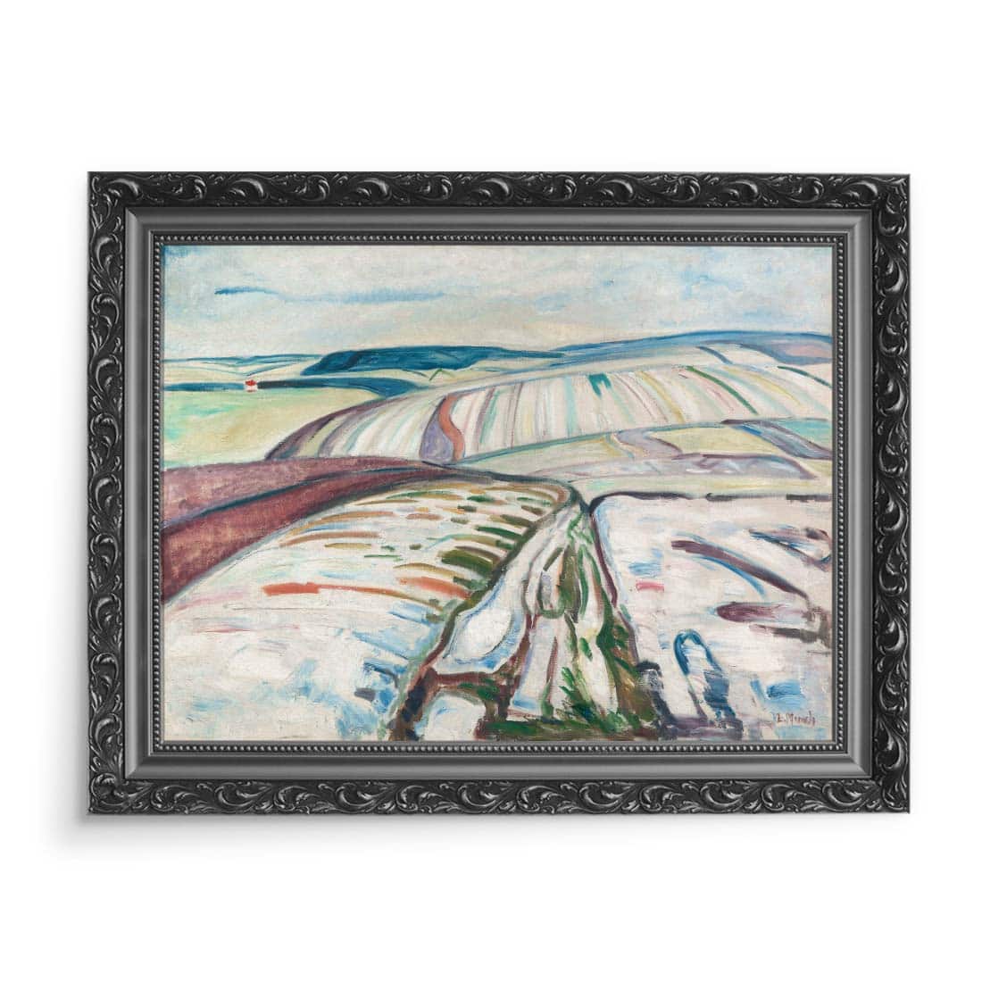 Edvard Munch Zima Elgersburg 70x50