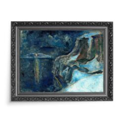 Edvard Munch Zima nad morzem 70×50