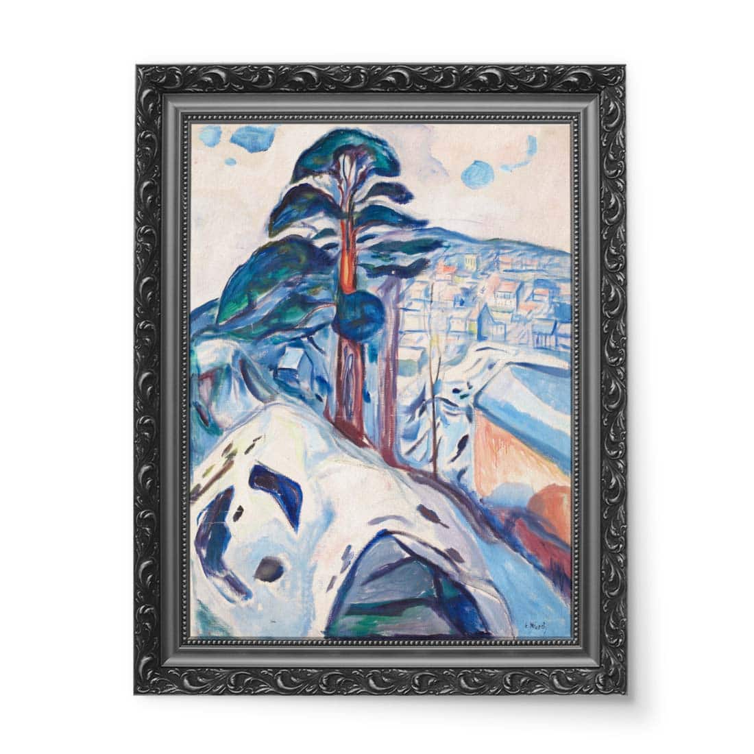 Edvard Munch Zima w Kragero wydruk na płótnie 50x70