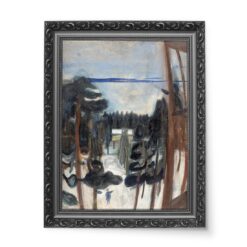 Edvard Munch Zimowa noc 2 wydruk na płótnie 50×70