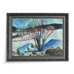 Edvard Munch Zimowa noc 70×50