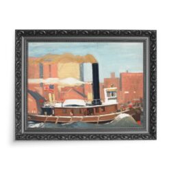 Edward Hopper Holownik z czarnym kominem 70×50