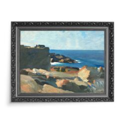 Edward Hopper Kwadratowa skała Ogunquit 70×50