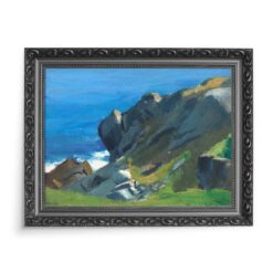 Edward Hopper Skaliste wybrzeże i morze 2 70×50