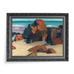 Edward Hopper Skały i piasek 70×50