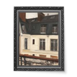 Edward Hopper Widok na wewnętrzny dziedziniec przy rue de Lille 48 Paryż wydruk na płótnie 50×70