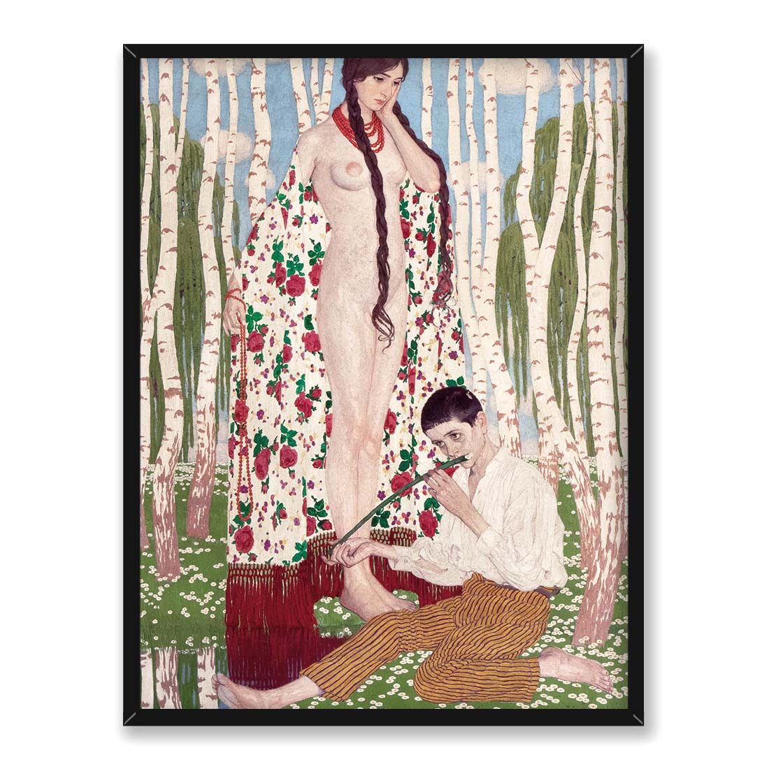 Edward Okuń Karina 30x40 w RAMIE