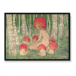 Edward Okuń Matka Muchomor i jej dzieci 70×50