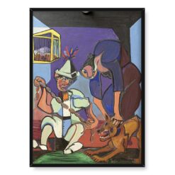 Emil Filla Chłopiec i pies 50×70