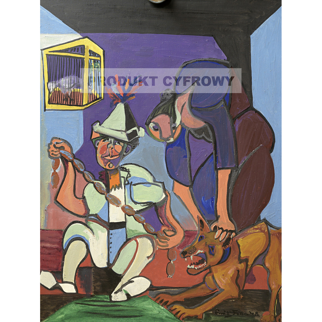 Emil Filla Chłopiec i pies — produkt cyfrowy do pobrania