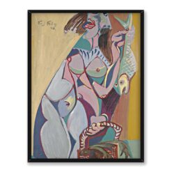 Emil Filla Kobieta sprzedająca ryby 30×40