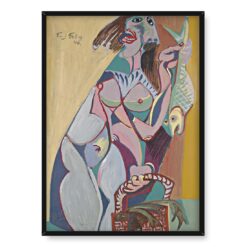 Emil Filla Kobieta sprzedająca ryby 50×70