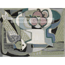 Emil Filla Martwa natura z owocami i rybą — produkt cyfrowy do pobrania