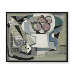 Emil Filla Martwa natura z owocami i rybą 50×40