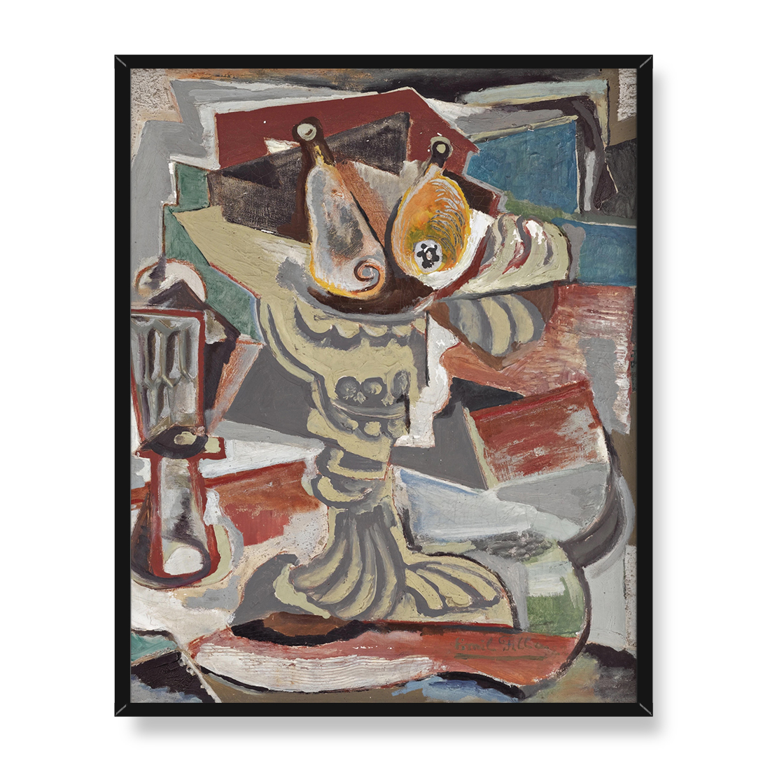 Emil Filla Martwa natura z talerzem 40x50