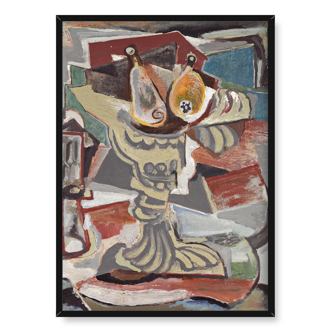 Emil Filla Martwa natura z talerzem 50x70