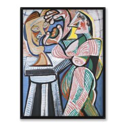 Emil Filla Rzeźbiarka w pracowni 30×40