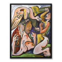 Emil Filla Walka Heraklesa uwalniającego Prometeusza 30×40