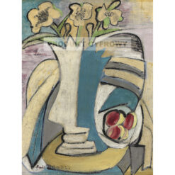 Emil Filla Wazon z kwiatami i brzoskwiniami — produkt cyfrowy do pobrania