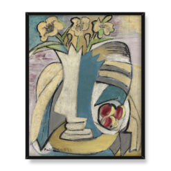 Emil Filla Wazon z kwiatami i brzoskwiniami 40×50