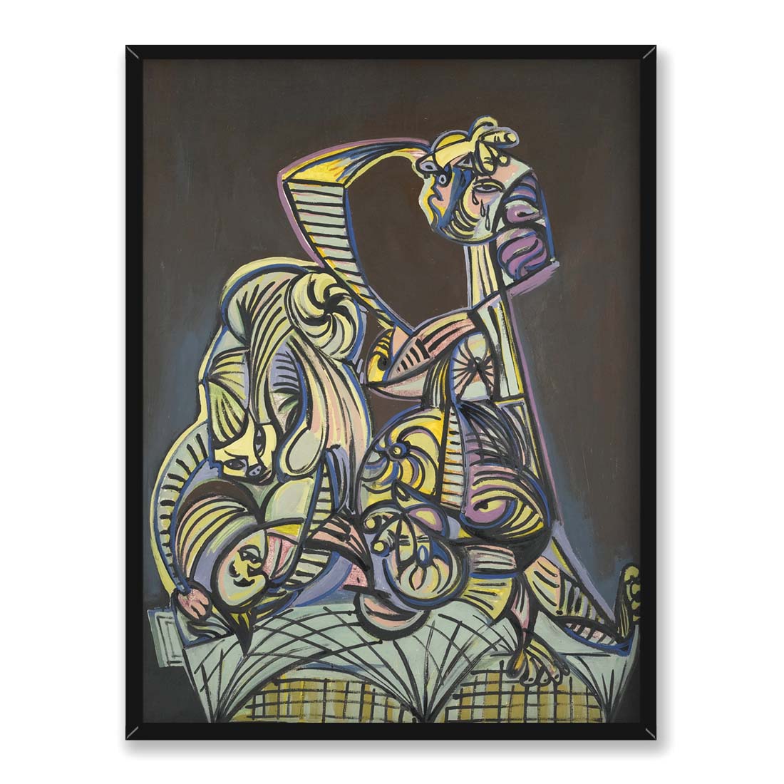 Emil Filla Zasmucone kobiety 30x40 w RAMIE