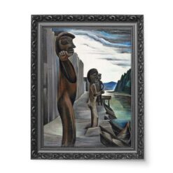 Emily Carr Totemy w Blunden Harbour wydruk na płótnie 50×70