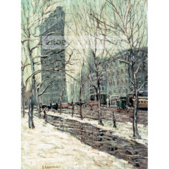 Ernest Lawson Budynek Flatiron w Nowym Jorku 2 — produkt cyfrowy do pobrania