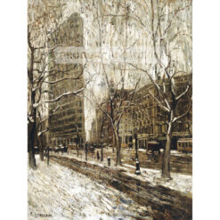 Ernest Lawson Budynek Flatiron w Nowym Jorku — produkt cyfrowy do pobrania