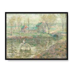 Ernest Lawson Chłopiec na koniu 40×30