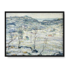 Ernest Lawson Dolina Harlemu Zima 40×30