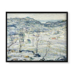 Ernest Lawson Dolina Harlemu Zima 50×40