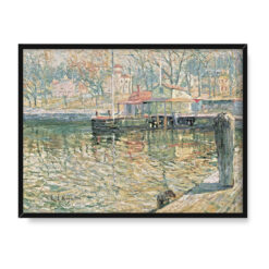 Ernest Lawson Dom łodzi 40×30