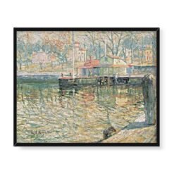 Ernest Lawson Dom łodzi 50×40