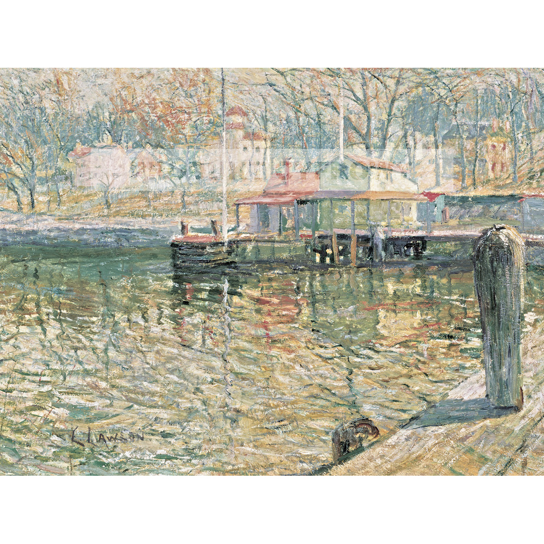 Ernest Lawson Dom łodzi — produkt cyfrowy do pobrania