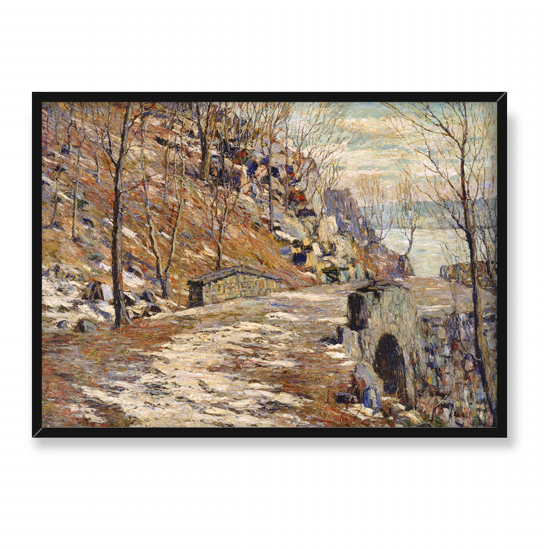 Ernest Lawson Droga w dół Palisad 70x50