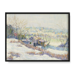 Ernest Lawson Górna rzeka Harlem 40×30