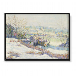 Ernest Lawson Górna rzeka Harlem zimą 70×50