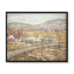 Ernest Lawson Koniec zimy 50×40