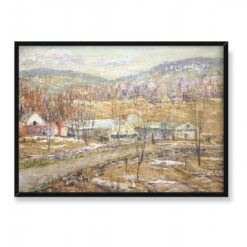 Ernest Lawson Koniec zimy 70×50