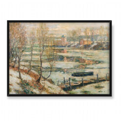 Ernest Lawson Lód na rzece 70×50