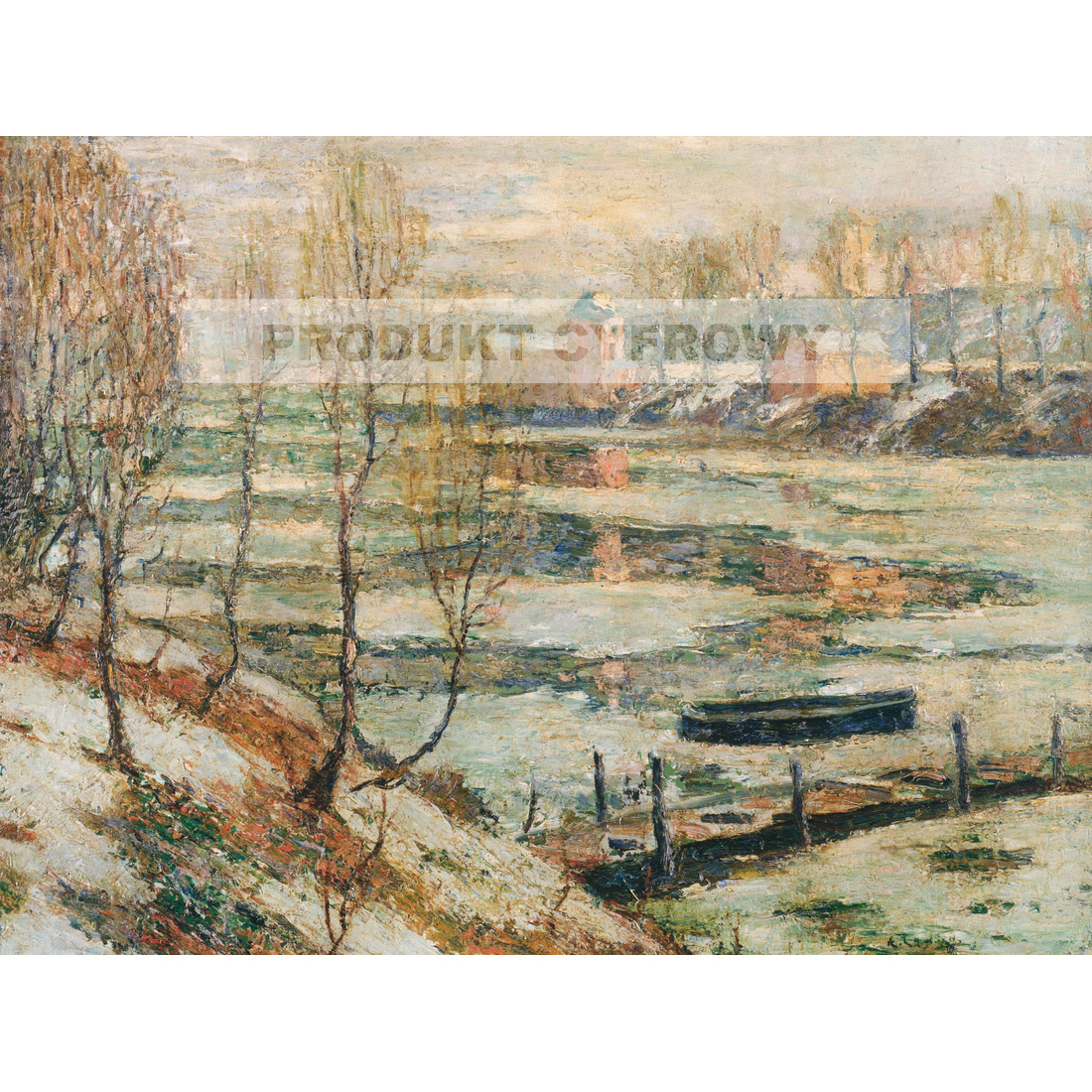 Ernest Lawson Lód na rzece — produkt cyfrowy do pobrania
